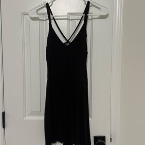 Strappy Black Romper